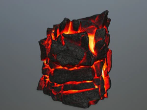 lava rock 3D Model