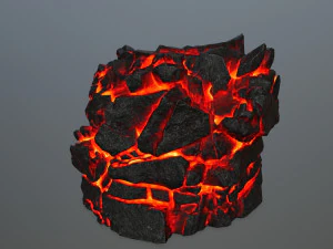 lava rock 3D Model