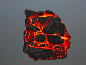 lava rock 3D Model