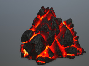 lava rock 3D Modell