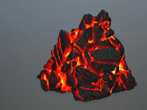 lava rock 3D Model