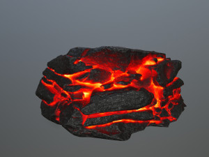lava rock 3D Modell
