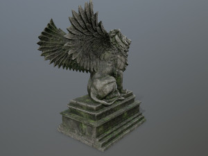 lion statue 3D Model