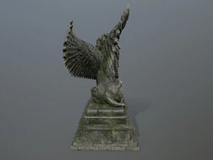 lion statue 3D Model