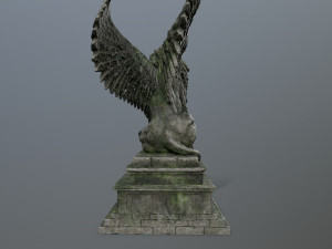 lion statue 3D Model