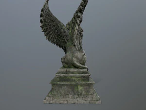 lion statue 3D Model