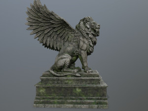 lion statue 3D Model