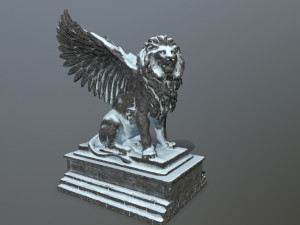 lion statue 3Dモデル