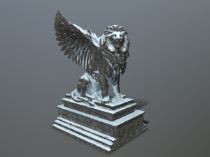 lion statue 3D Model
