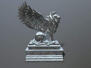 lion statue 3D Model