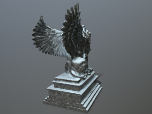 lion statue 3D Model