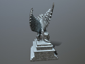 lion statue 3D Model