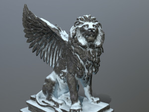 lion statue 3D Model