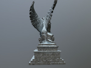 lion statue 3D Model