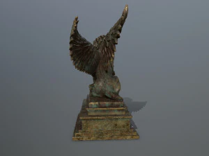 lion statue 3D Model