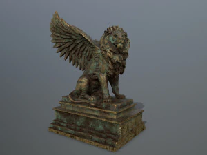 lion statue 3D Model