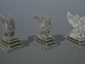 lion statue Modelo 3D