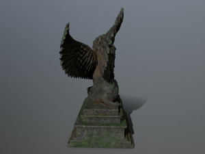lion statue Modelo 3D