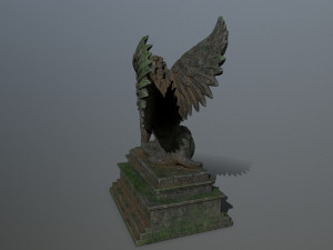 lion statue Modelo 3D