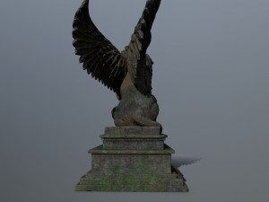 lion statue Modelo 3D