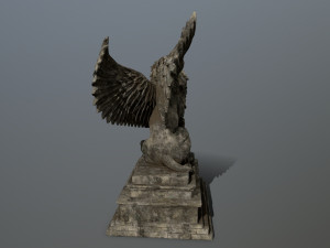lion statue 3D Model