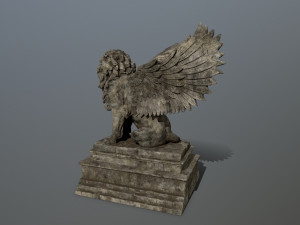 lion statue 3D Model