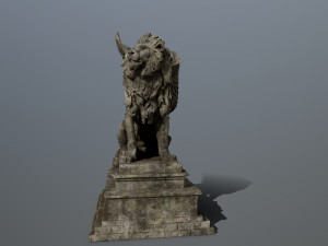 lion statue 3D Model