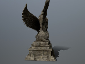 lion statue 3D Model
