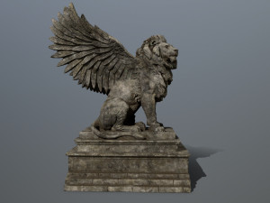 lion statue 3D Model