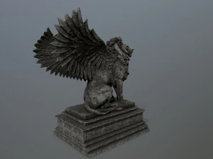 lion statue 3D Model