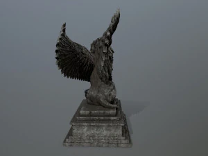 lion statue 3D Model