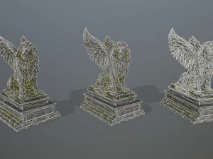 lion statue 3D Model