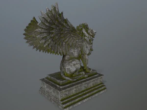 lion statue 3D Model