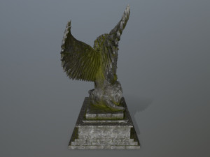 lion statue 3D मॉडल