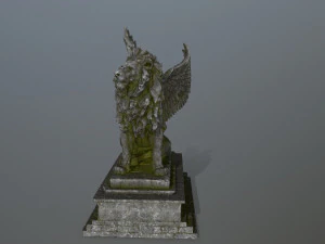 lion statue 3D Model