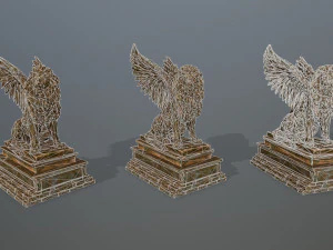 lion statue 3D Model