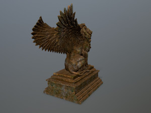 lion statue 3Dモデル