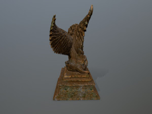 lion statue 3Dモデル