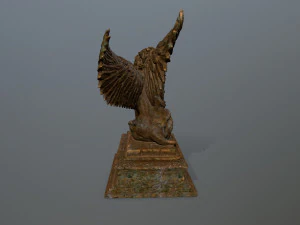 lion statue 3D Model