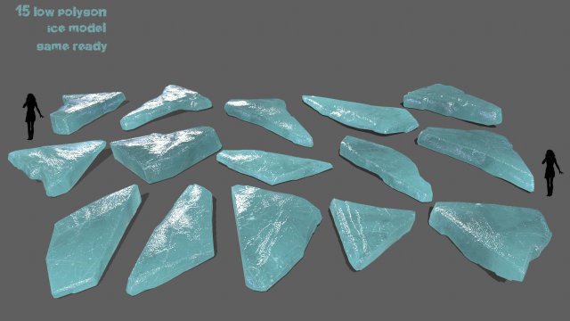 ice set 3D Model .c4d .max .obj .3ds .fbx .stl .blend 