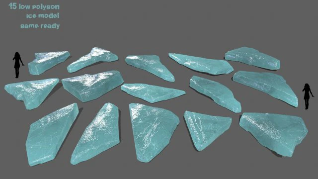 ice set 3D Model .c4d .max .obj .3ds .fbx .stl .blend 