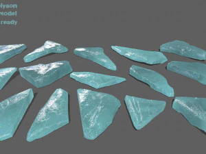 zestaw lodowy Model 3D