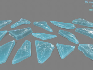 ice rocks 3Dモデル