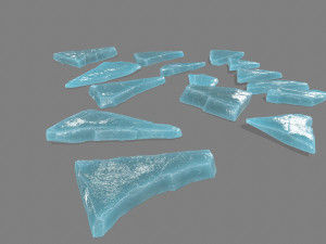 ice rocks Model 3D