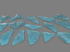 ice rocks Model 3D