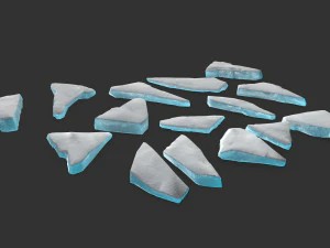 ice rocks 3D Model