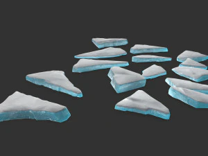 ice rocks 3D Model