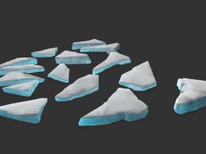 ice rocks 3D Model