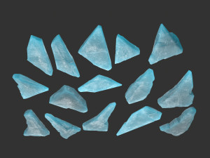 ice rocks 3D मॉडल