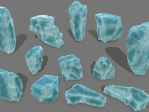 buz kayaları 3D Model